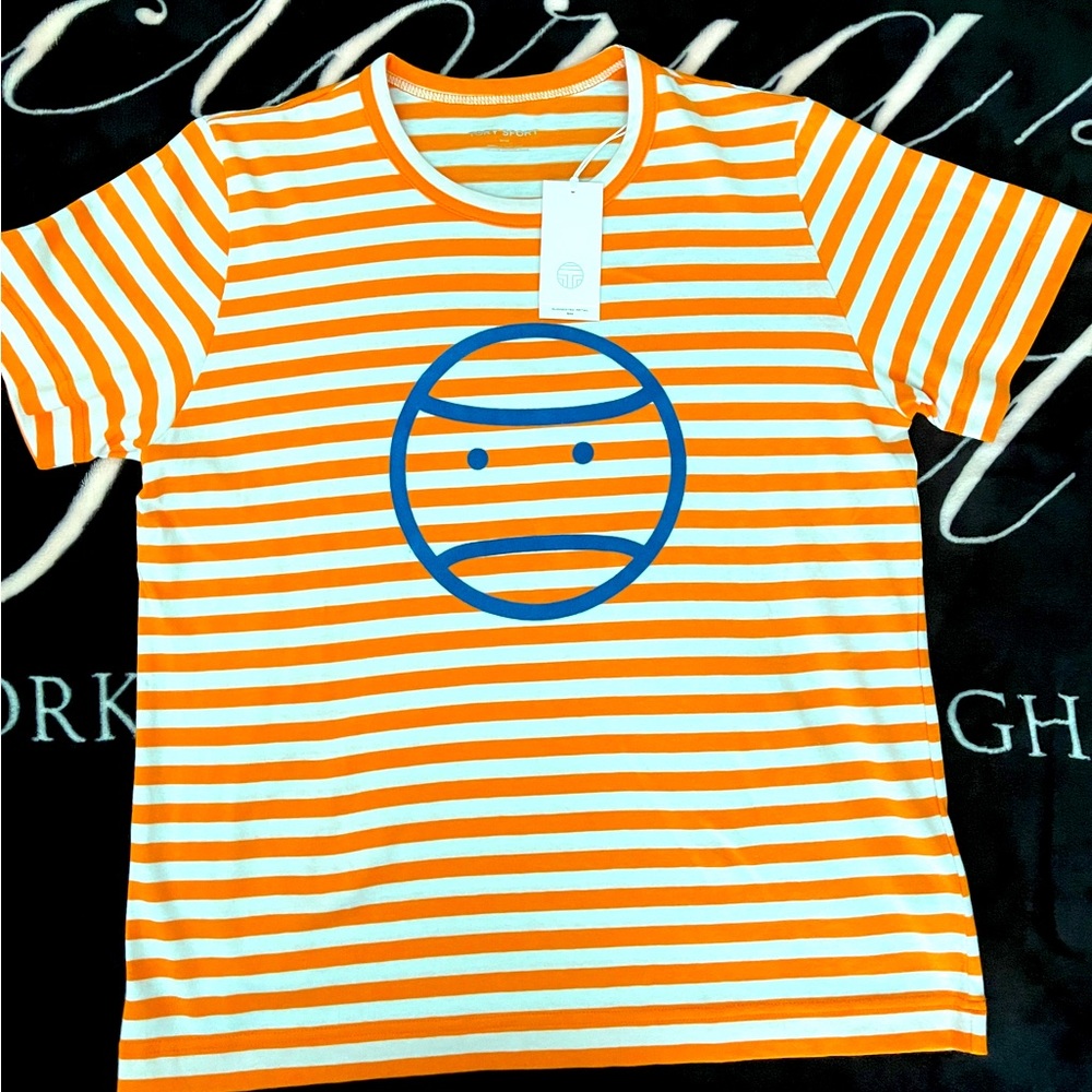 Tory Sport Little Grumps Stripe Tee
